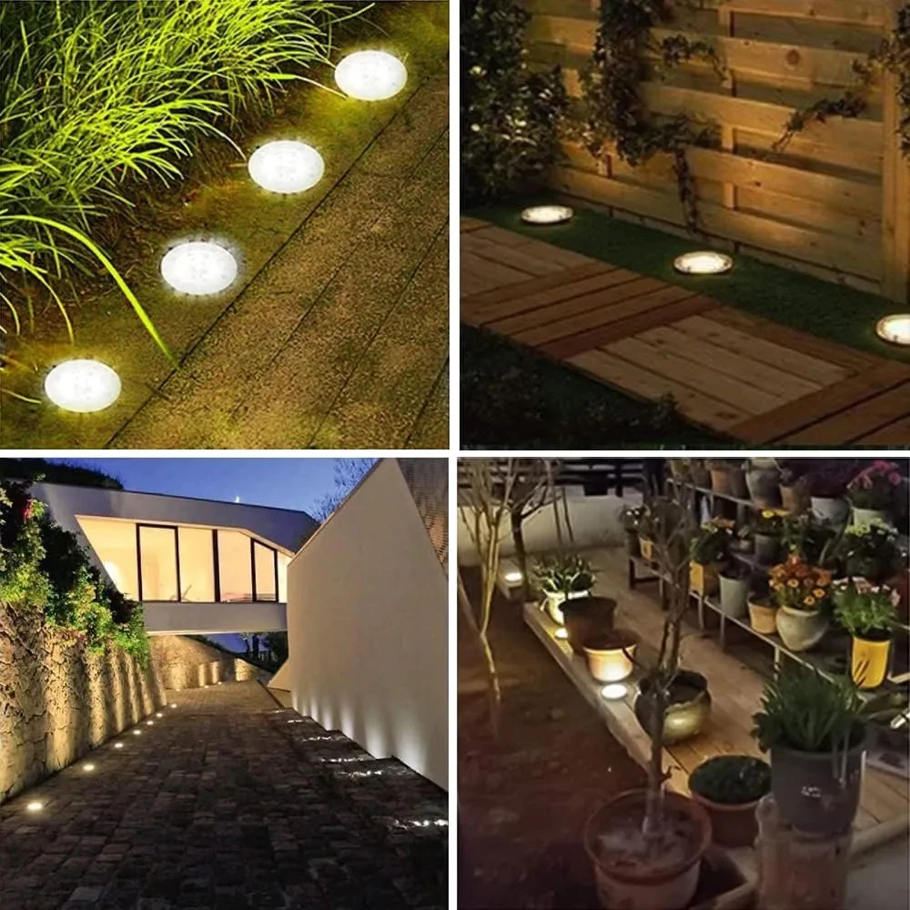 Luz de Lâmpada Led Ao Ar Livre Para Jardim Solar