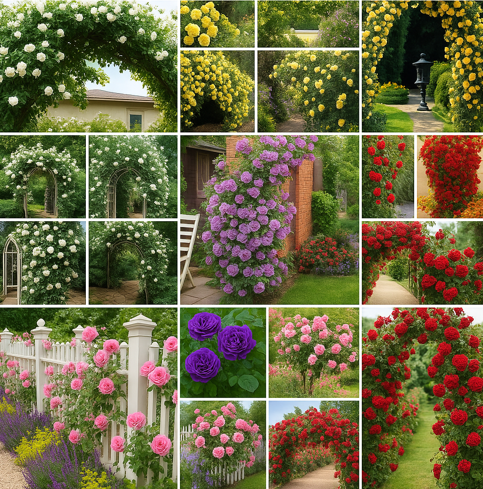 Sementes de Rosas Trepadeiras