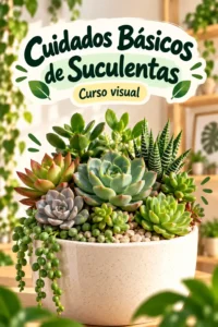 Curso Cuidados Básicos de Suculentas